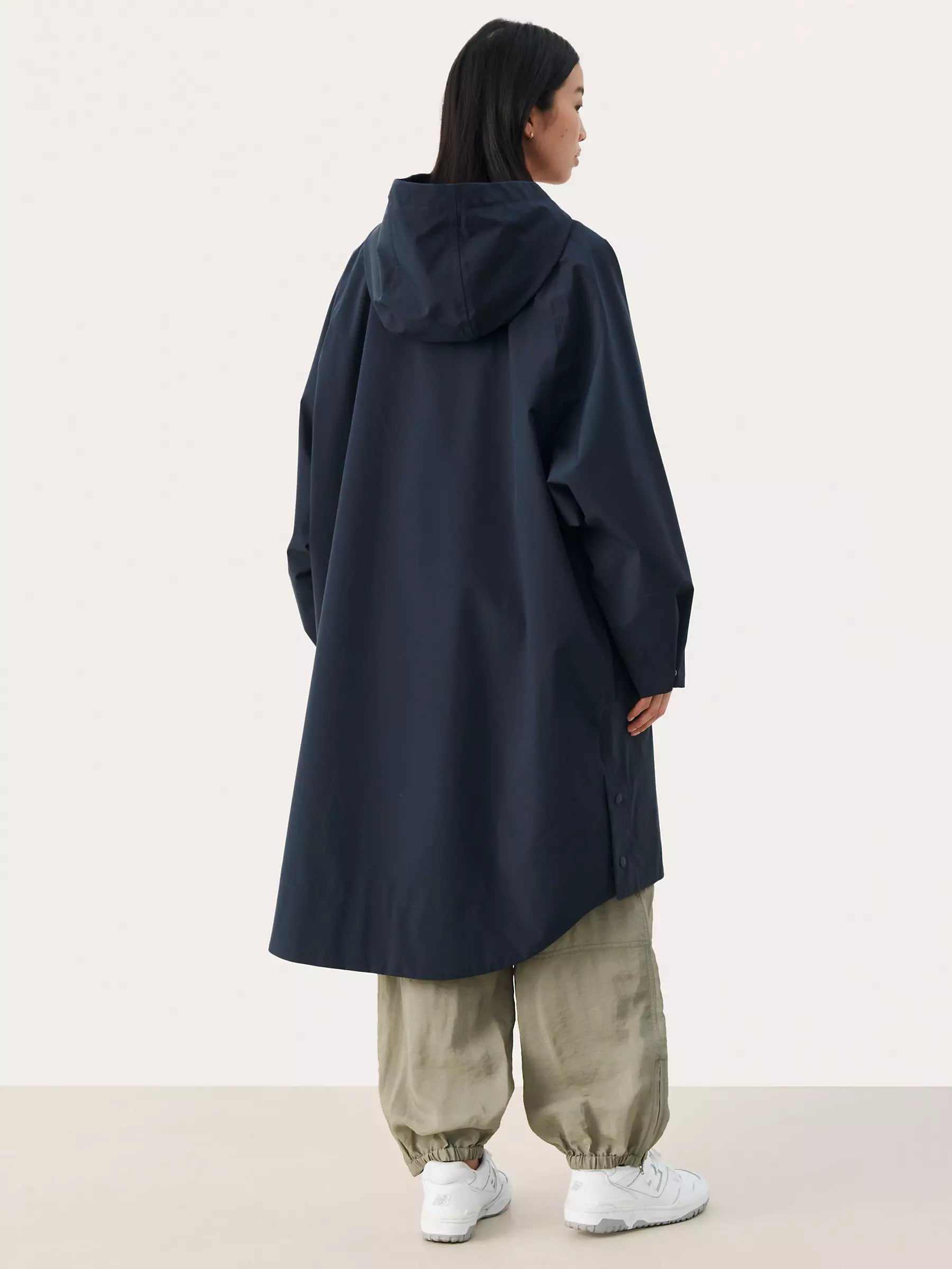 PART TWO EMMY RAINCOAT - DARK NAVY