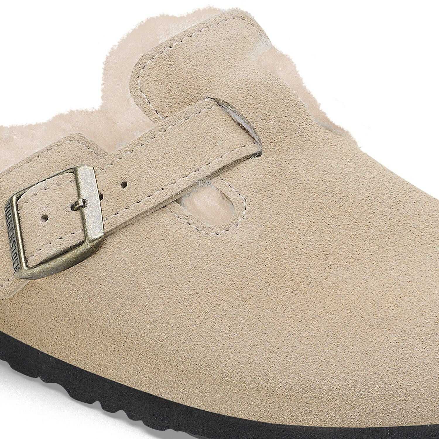 BIRKENSTOCK BOSTON SHEARLING - TAUPE