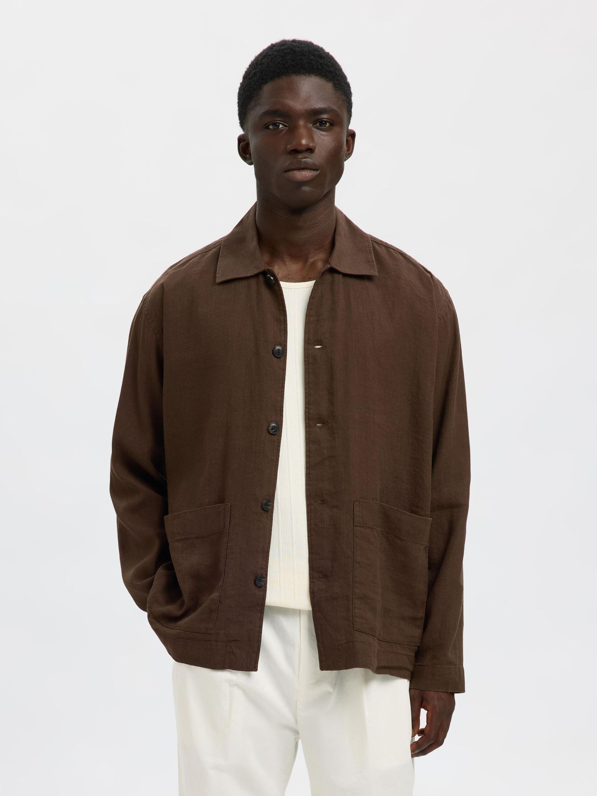 SELECTED HOMME OVERSHIRT - DEITASSE