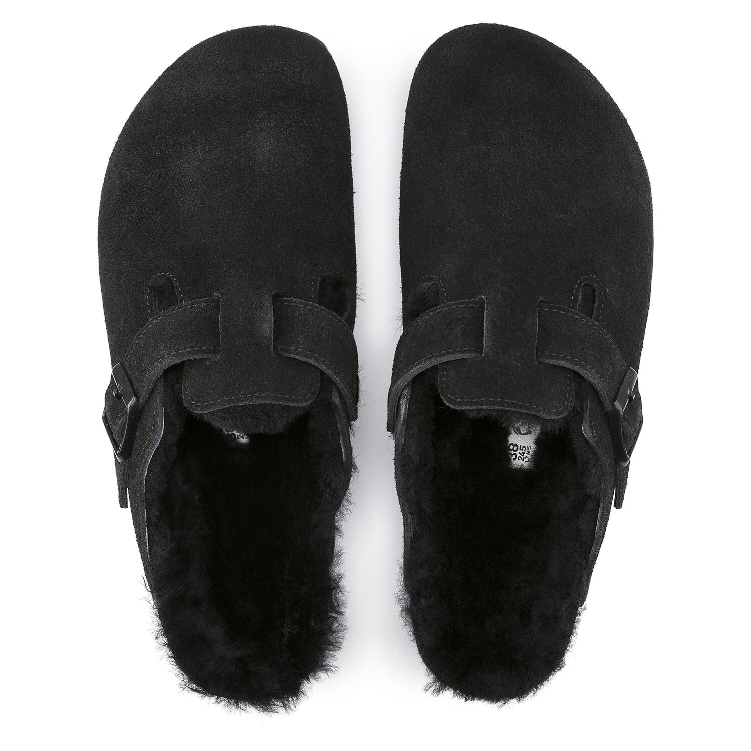 BIRKENSTOCK BOSTON SHEARLING - BLACK