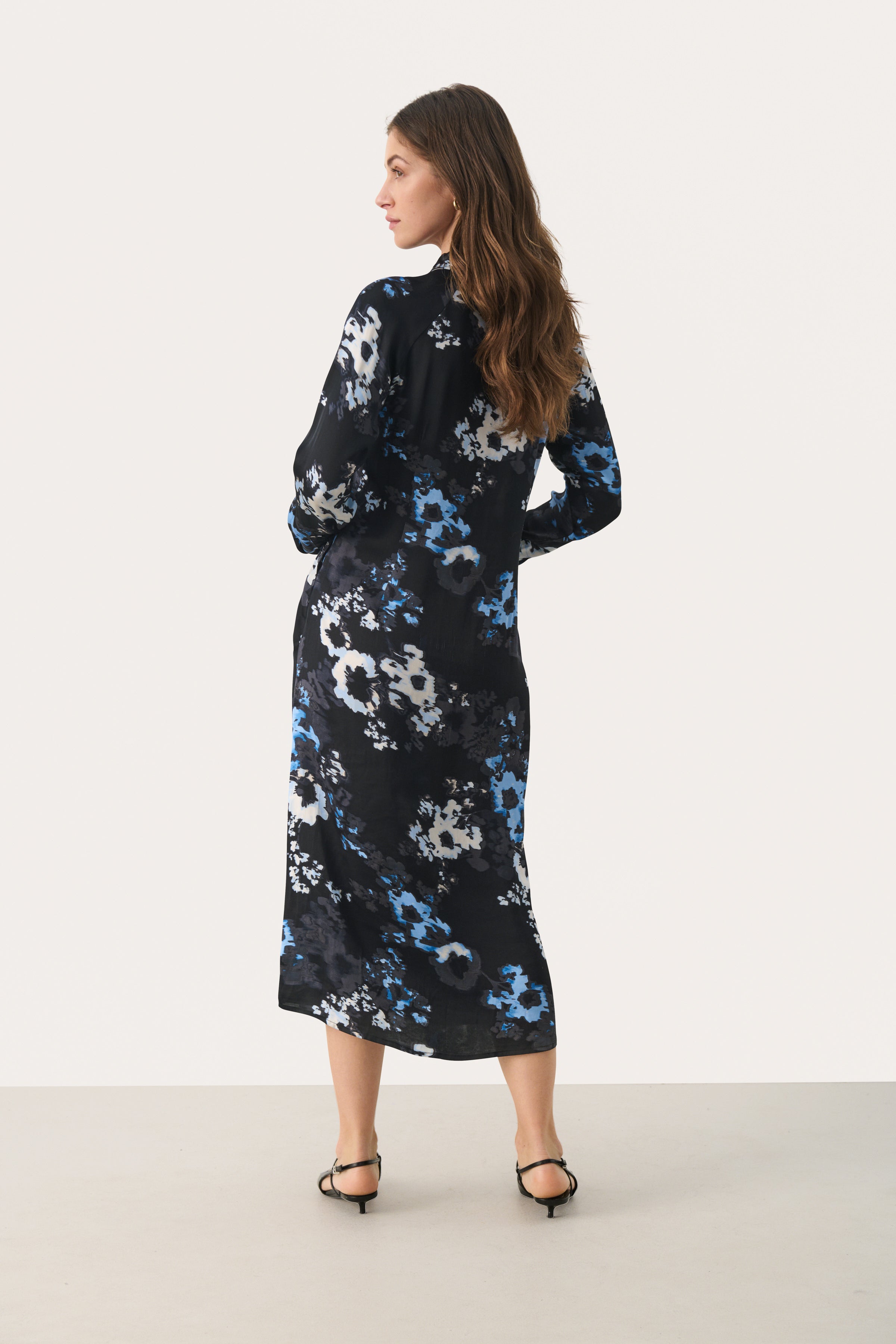 PART TWO LAMIYA DRESS - NAVY BLURRE