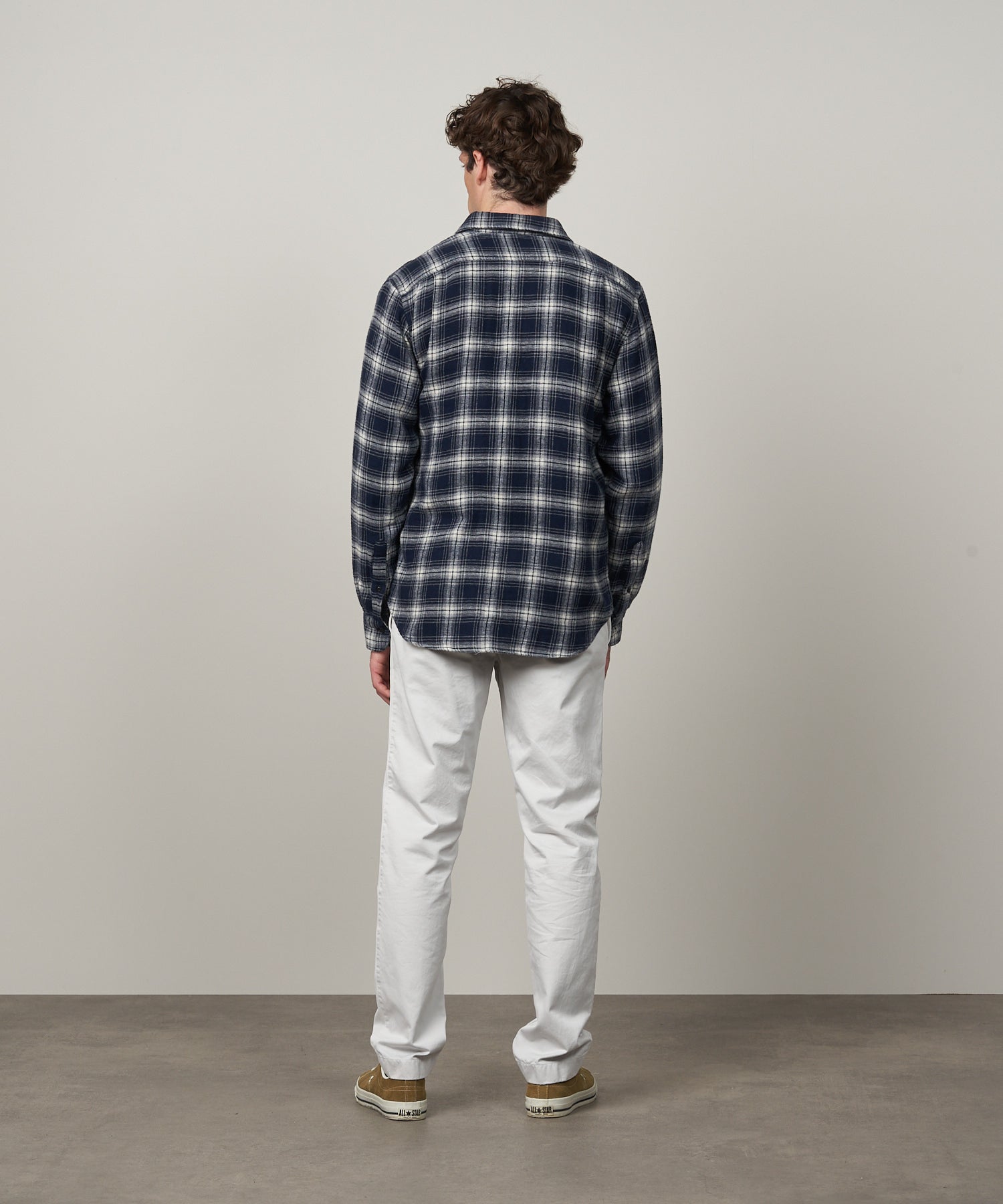 HARTFORD SHIRT - GREY/NAVY