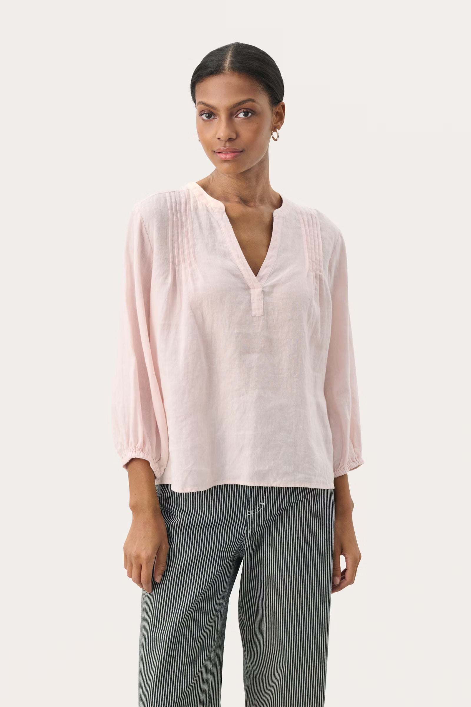 PART TWO NYARA BLOUSE - MAUVE CHALK