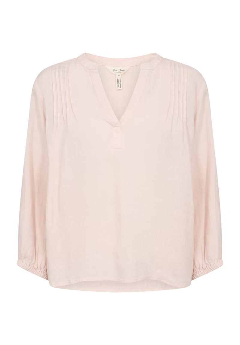 PART TWO NYARA BLOUSE - MAUVE CHALK
