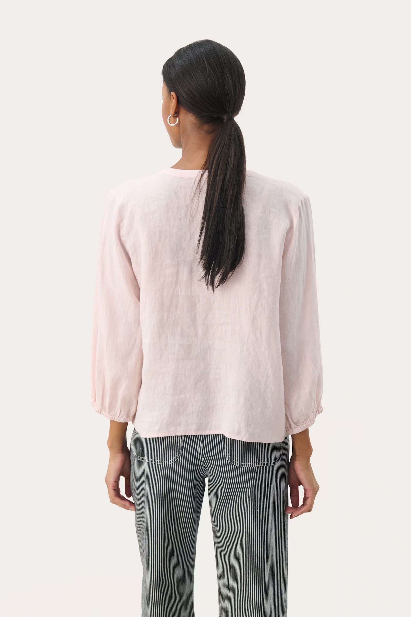 PART TWO NYARA BLOUSE - MAUVE CHALK