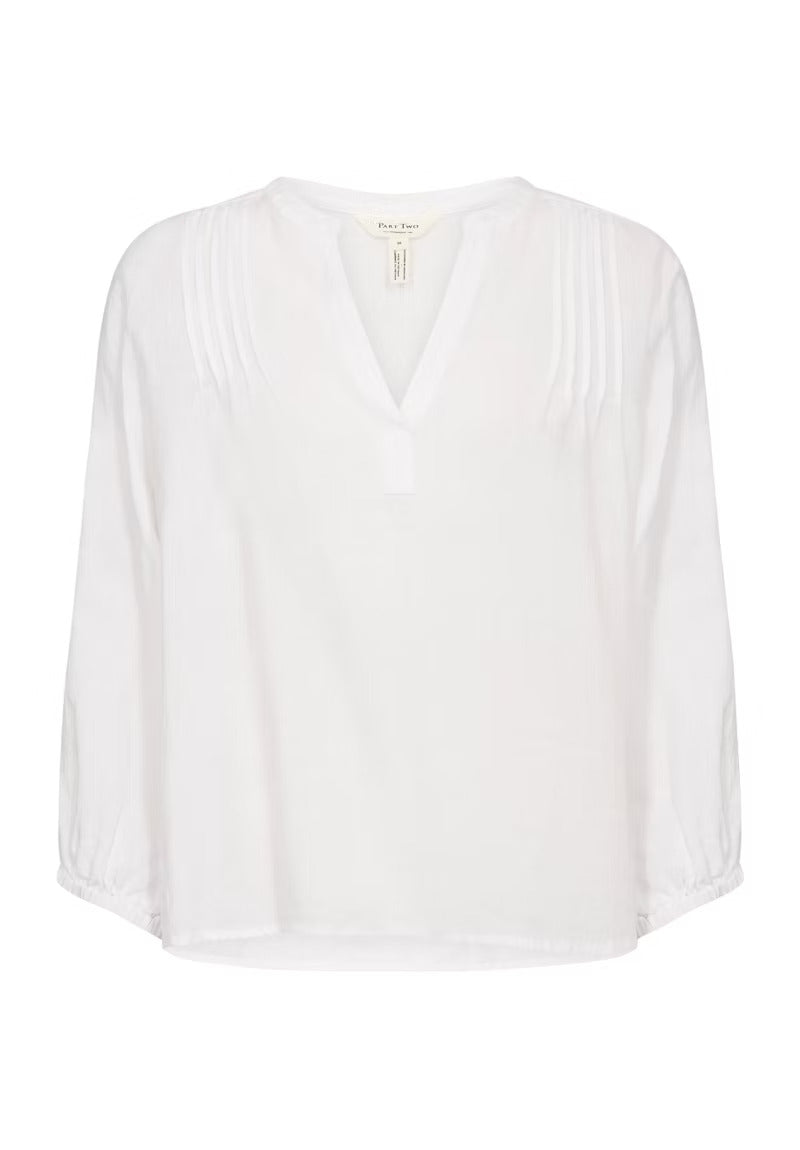 PART TWO NYARA BLOUSE - BRIGHT WHITE