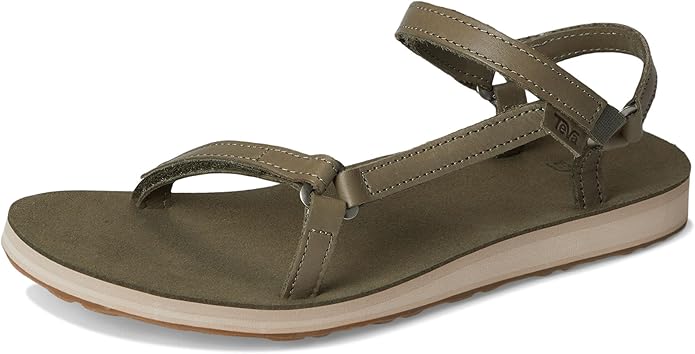 TEVA SLIM LEATHER - OLIVE