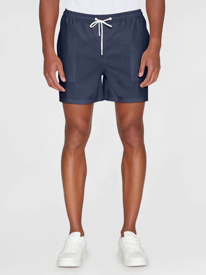 KNOWLEDGE COTTON APPAREL SWIMSHORTS - TOTAL ECLIPSE