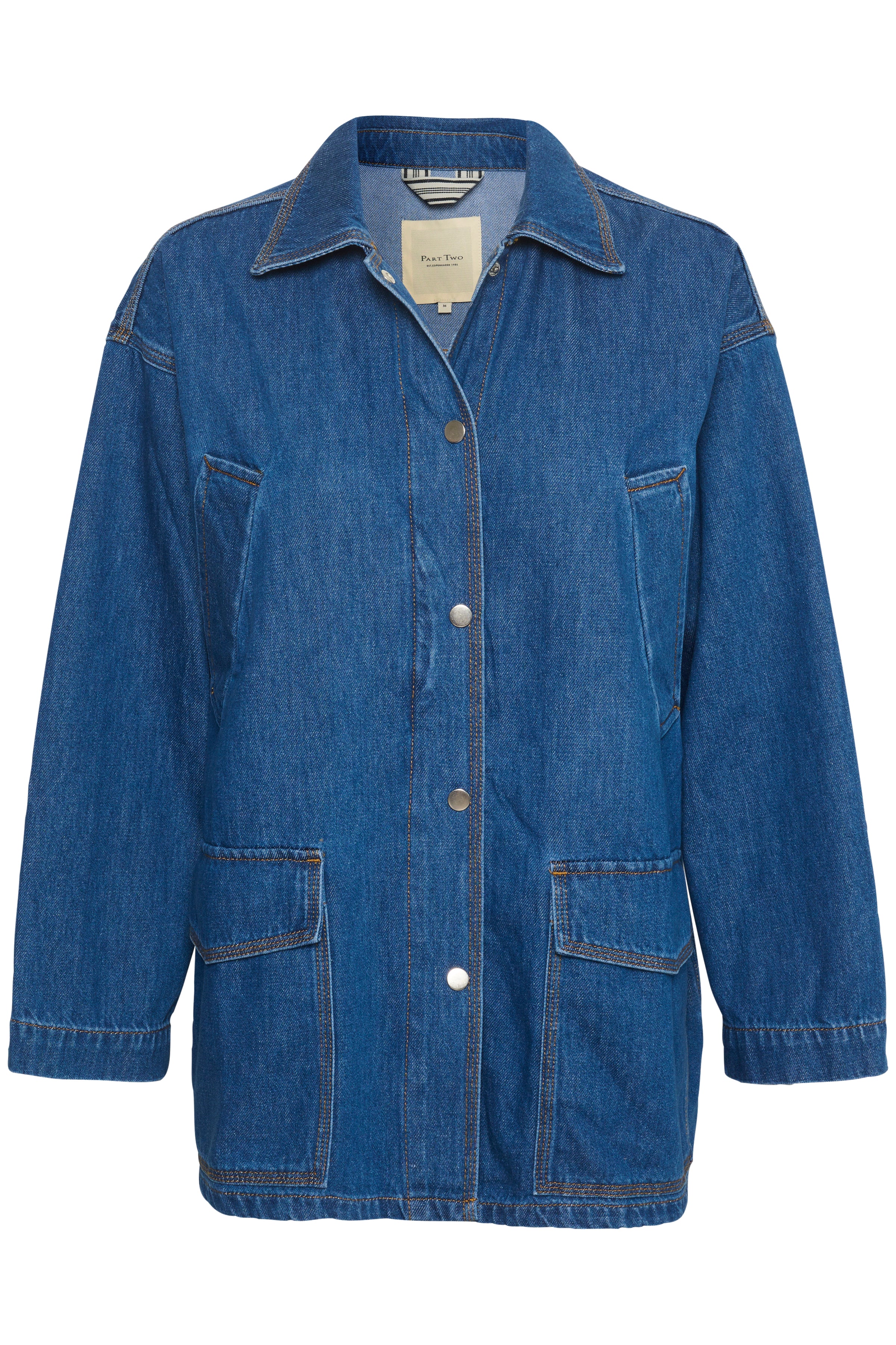 PART TWO ELMIRA JACKET - BLUE DENIM
