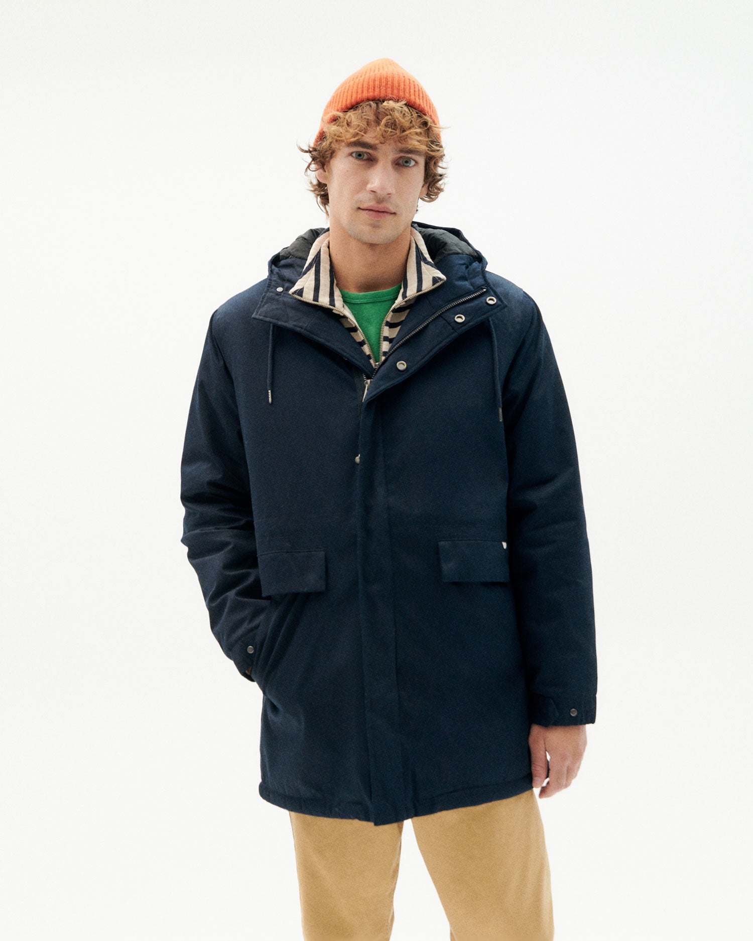 THINKING MU COAT - NAVY