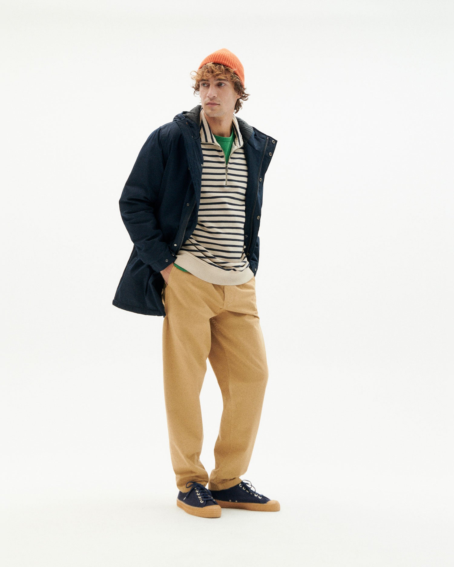 THINKING MU COAT - NAVY