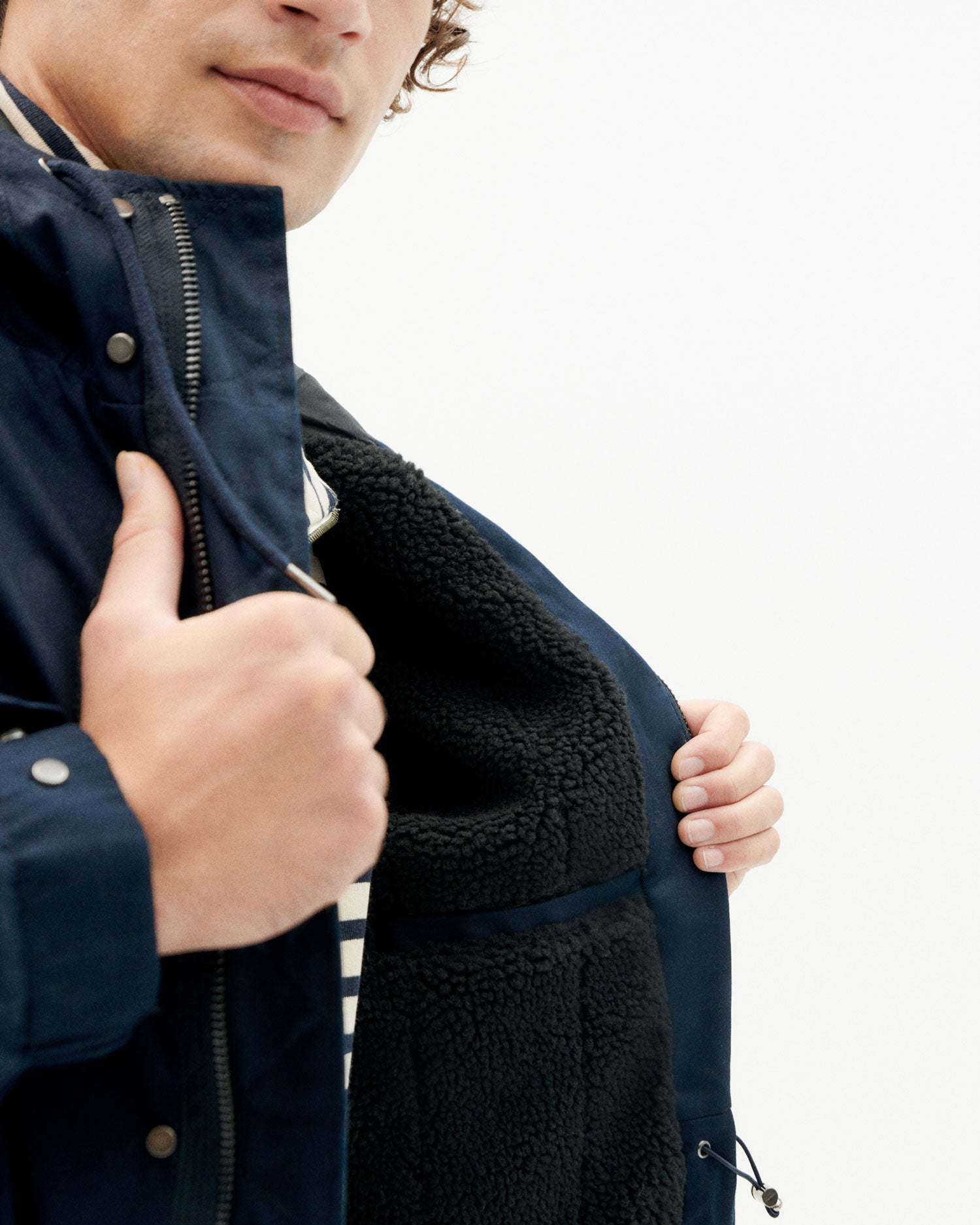 THINKING MU COAT - NAVY