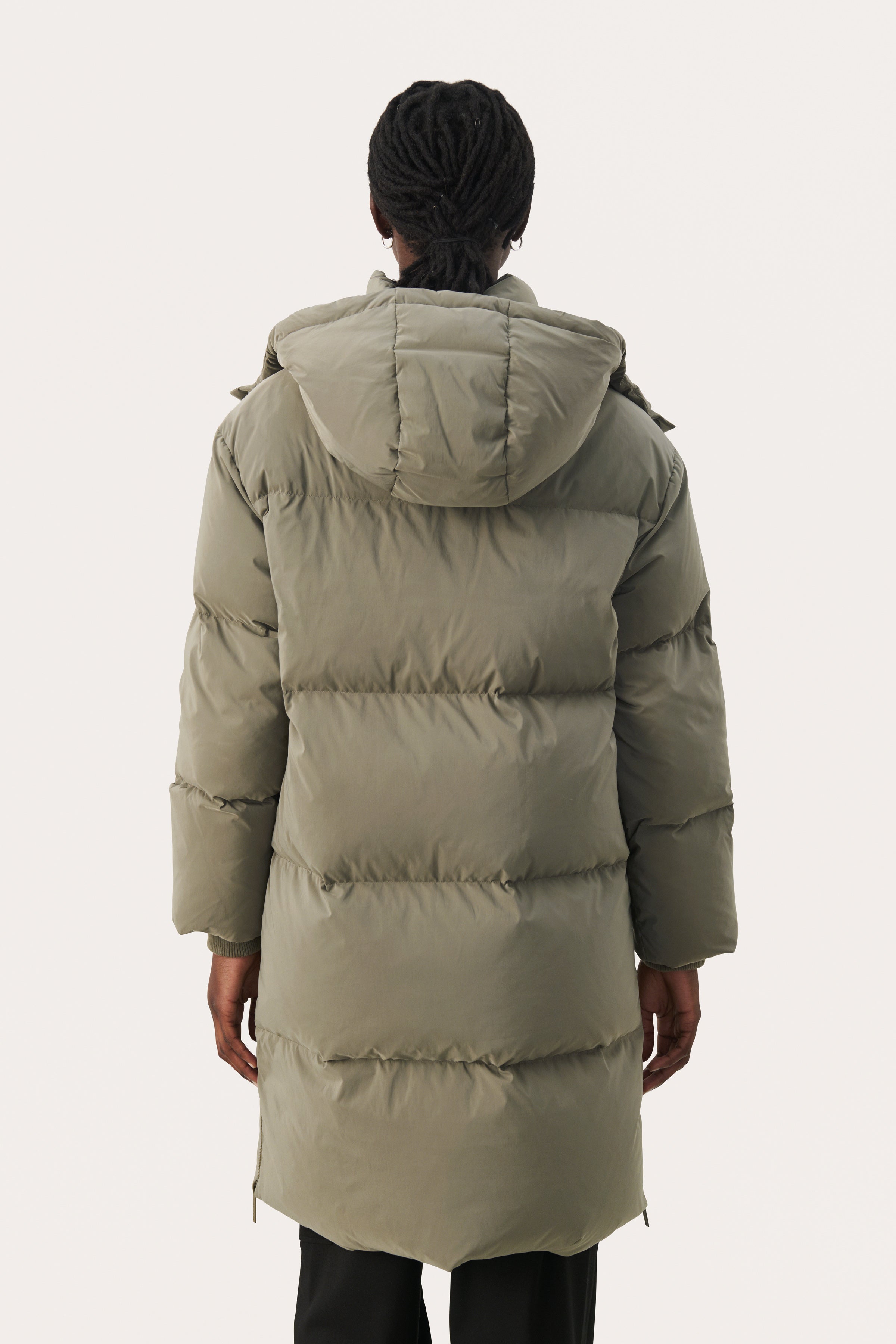 LISANNE COAT - SMOKEY OLIVE