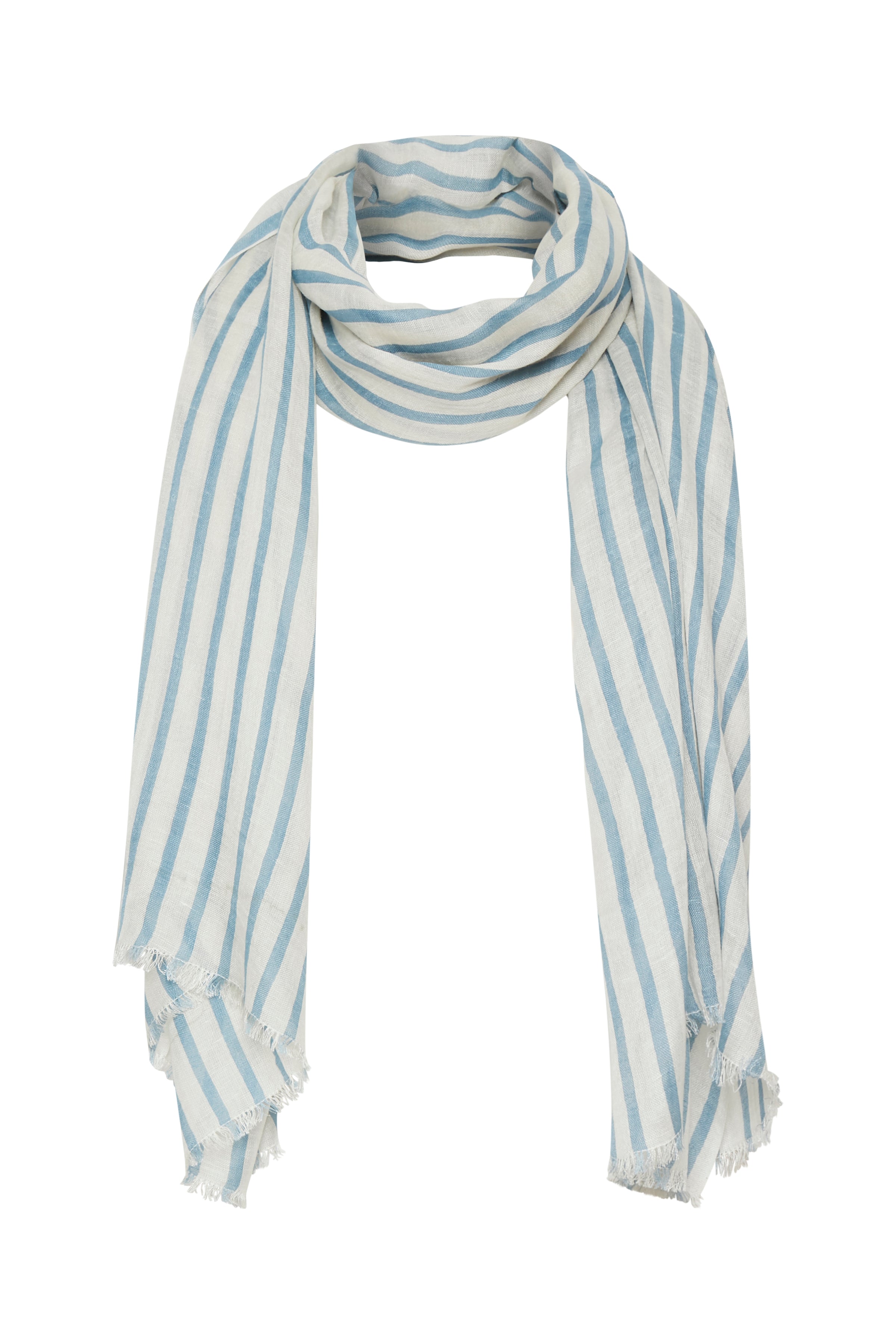PART TWO CARIN SCARF - STRIPE/BLUE
