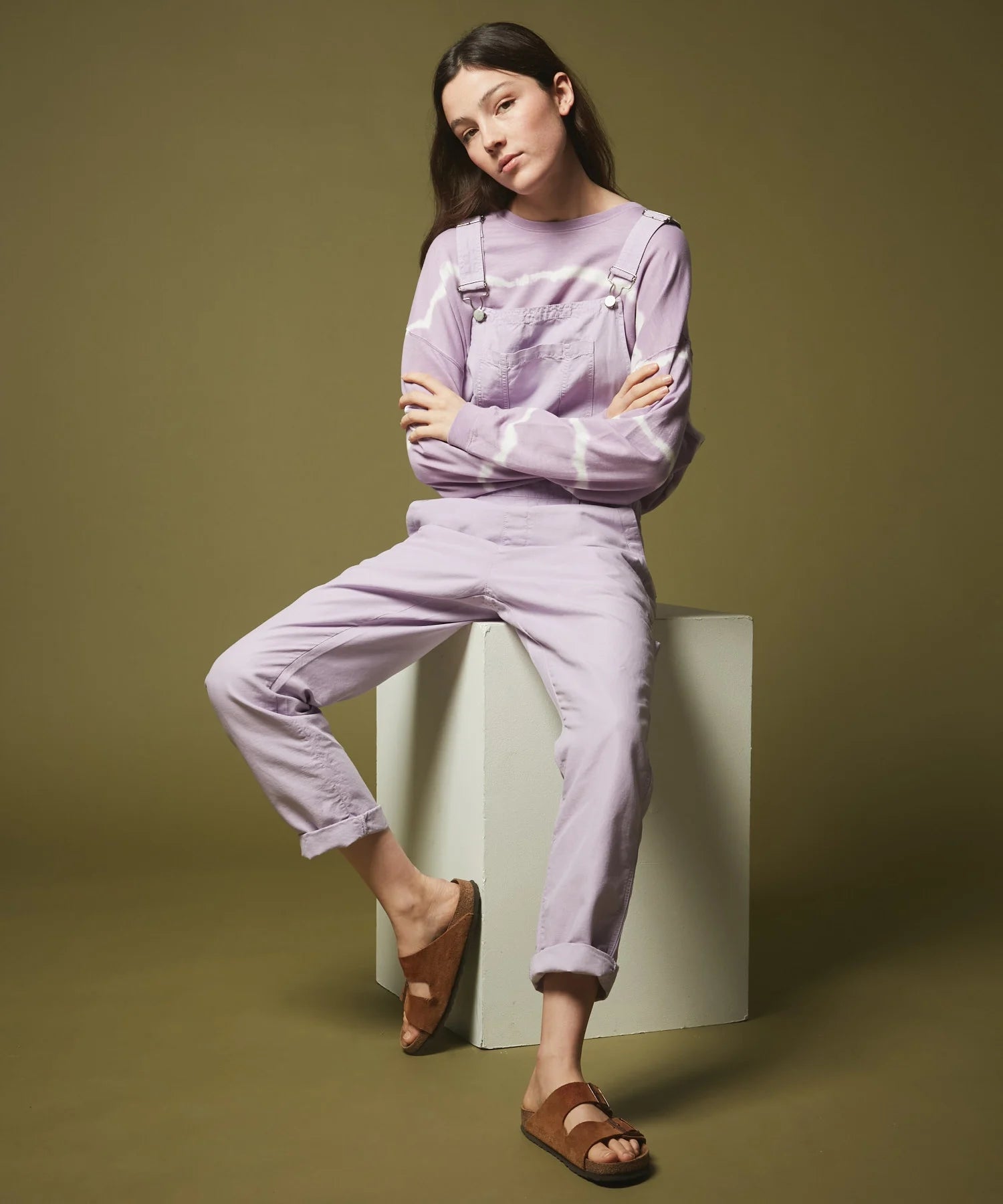 HARTFORD DUNGAREES - ORCHID