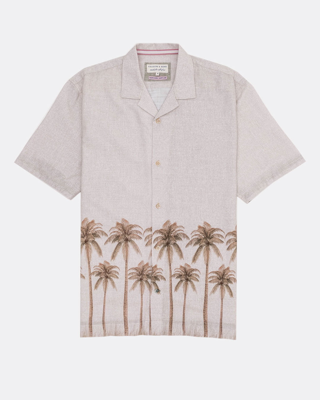 COLOURS + SONS SHIRT - PALM PRINT