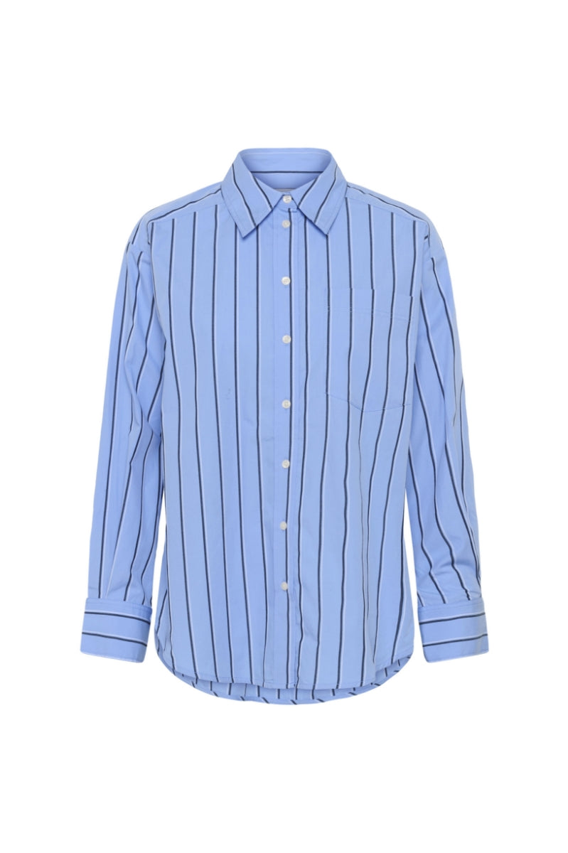 ANABELLA SHIRT - BLUE STRIPE - PART TWO