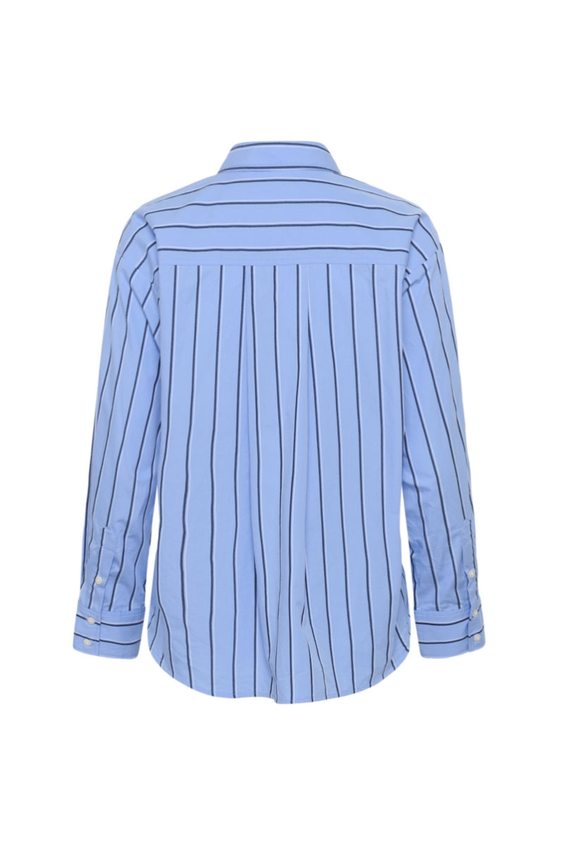 ANABELLA SHIRT - BLUE STRIPE - PART TWO