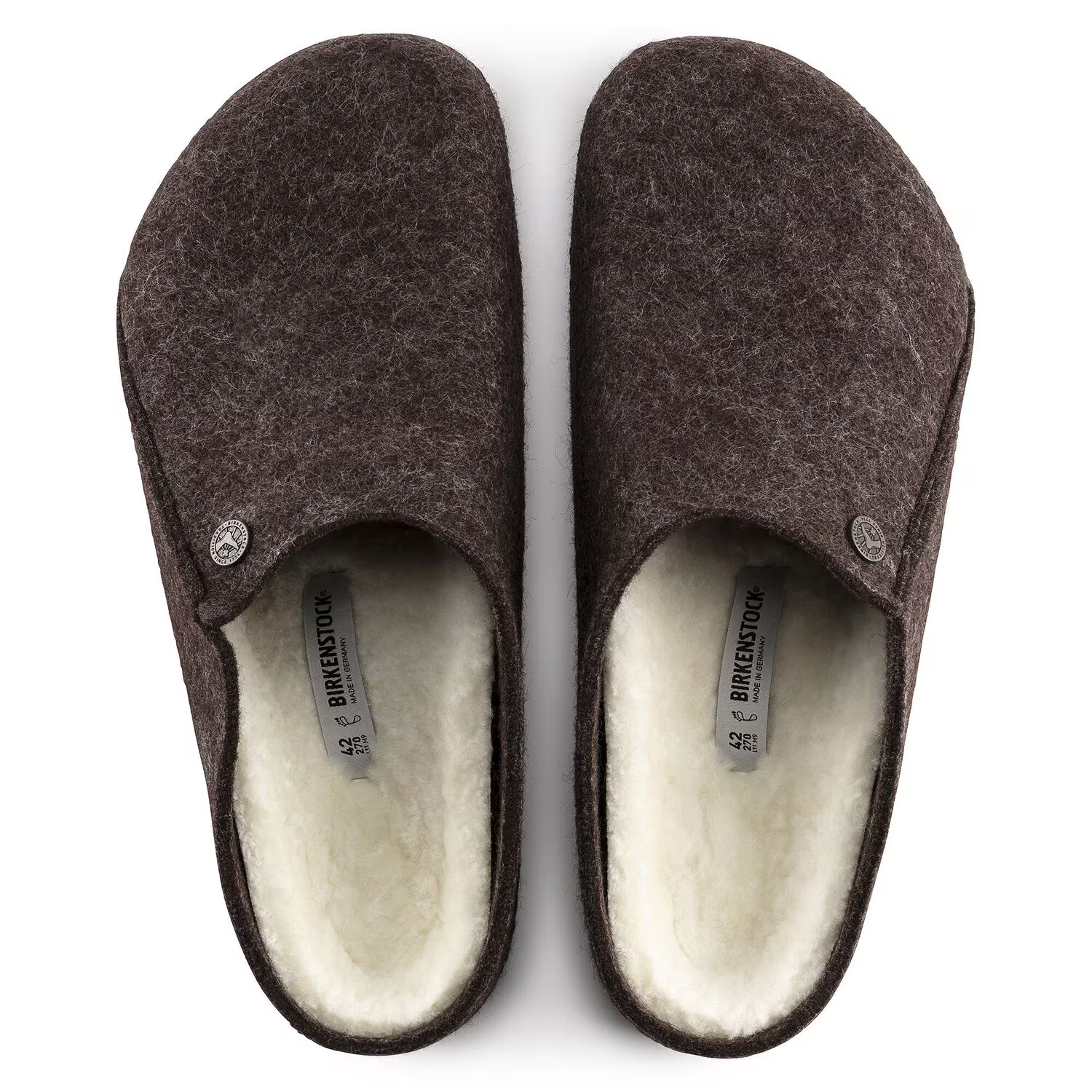 BIRKENSTOCK ZERMATT SLIPPER - MOCHA