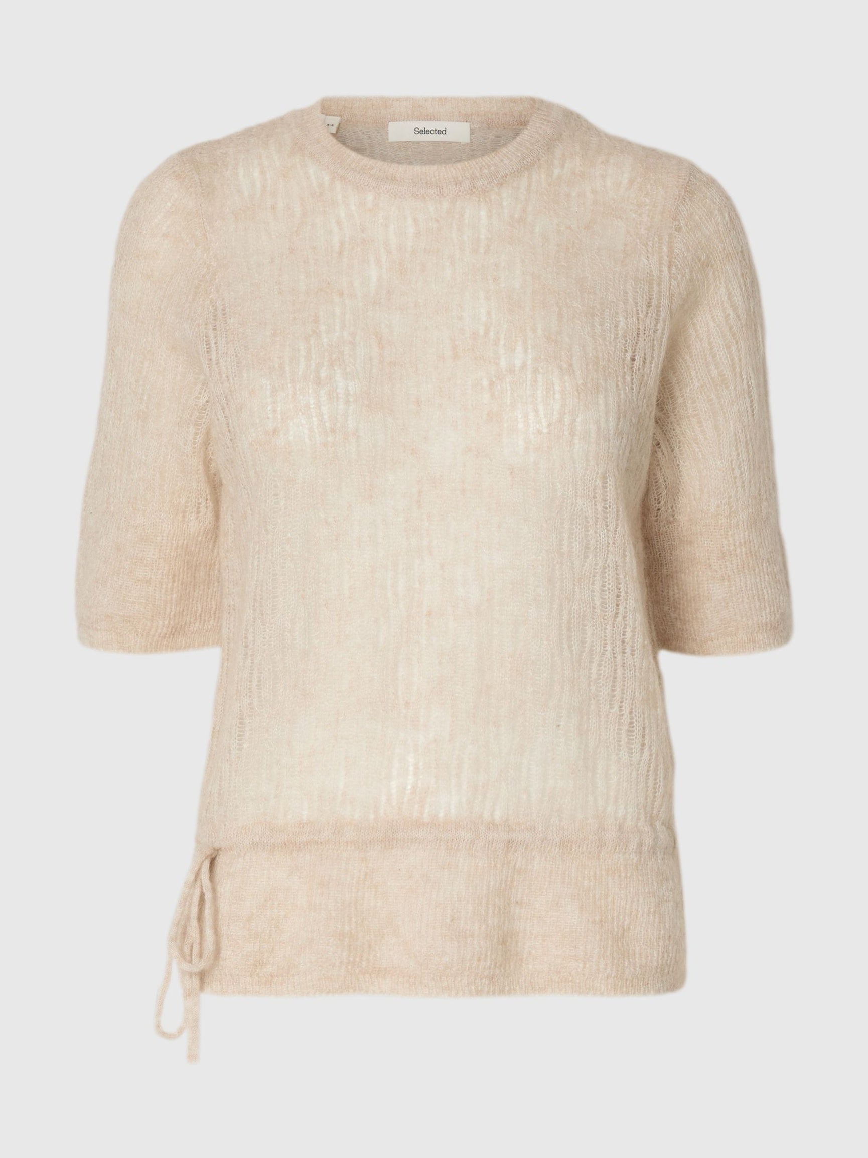 KNIT O NECK - BIRCH - SELECTED FEMME