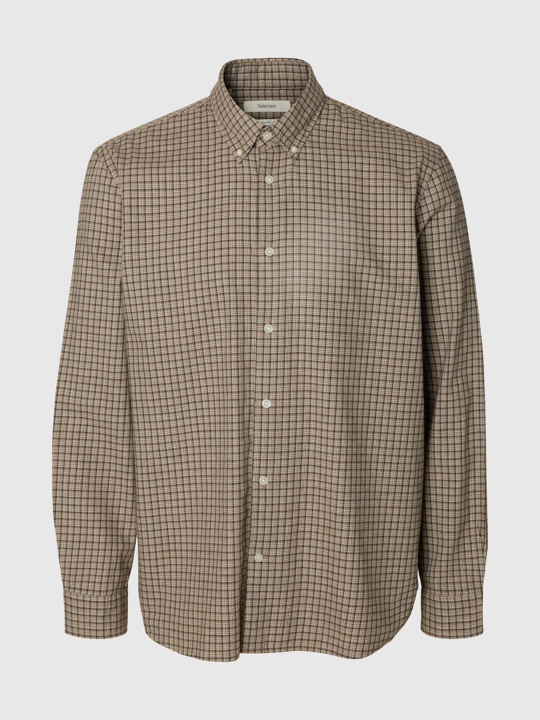 SHIRT - CHOC CHIP/MULTI - SELECTED HOMME