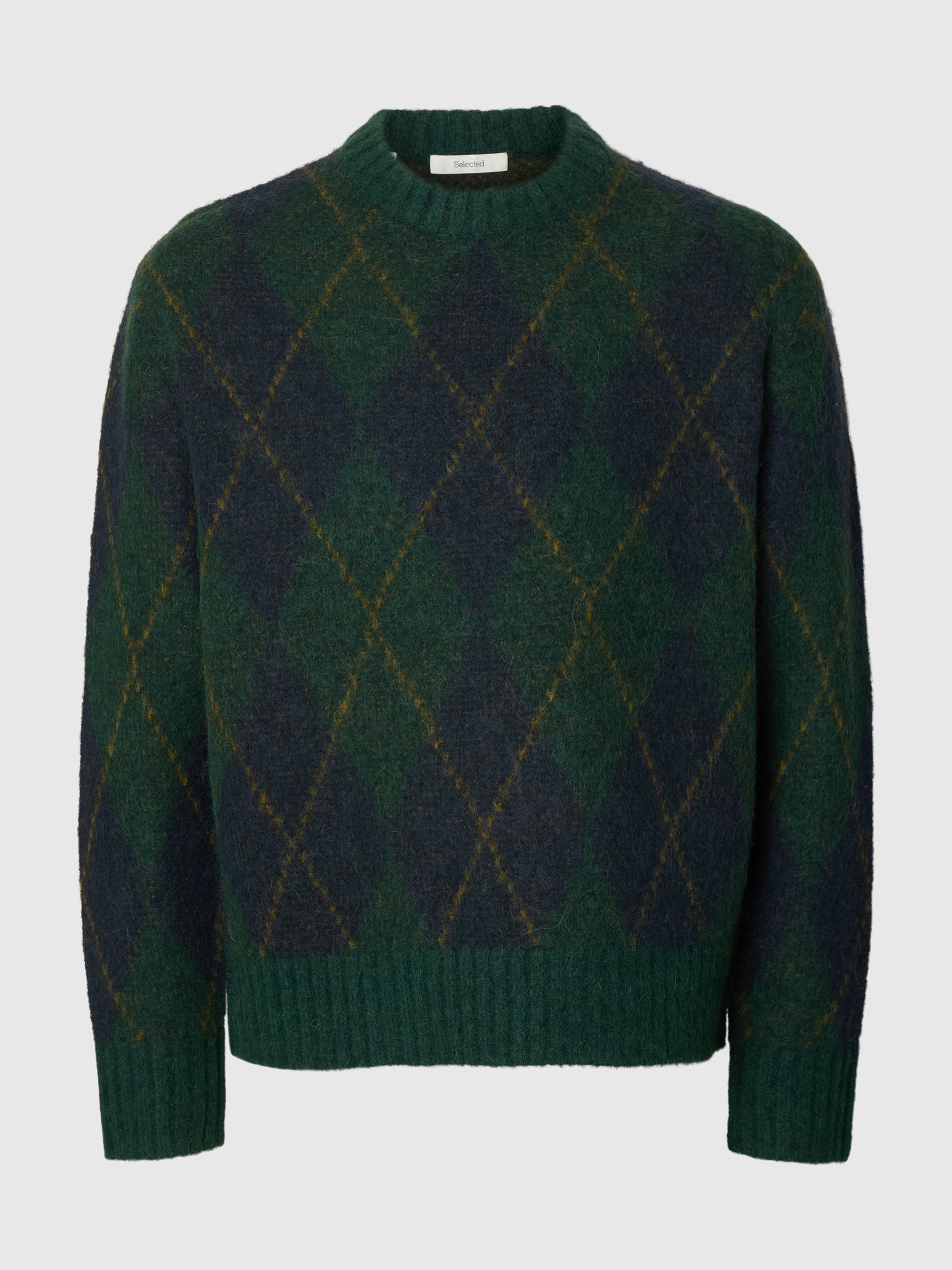 ARGYLE KNIT - PINE GROVE - SELECTED HOMME