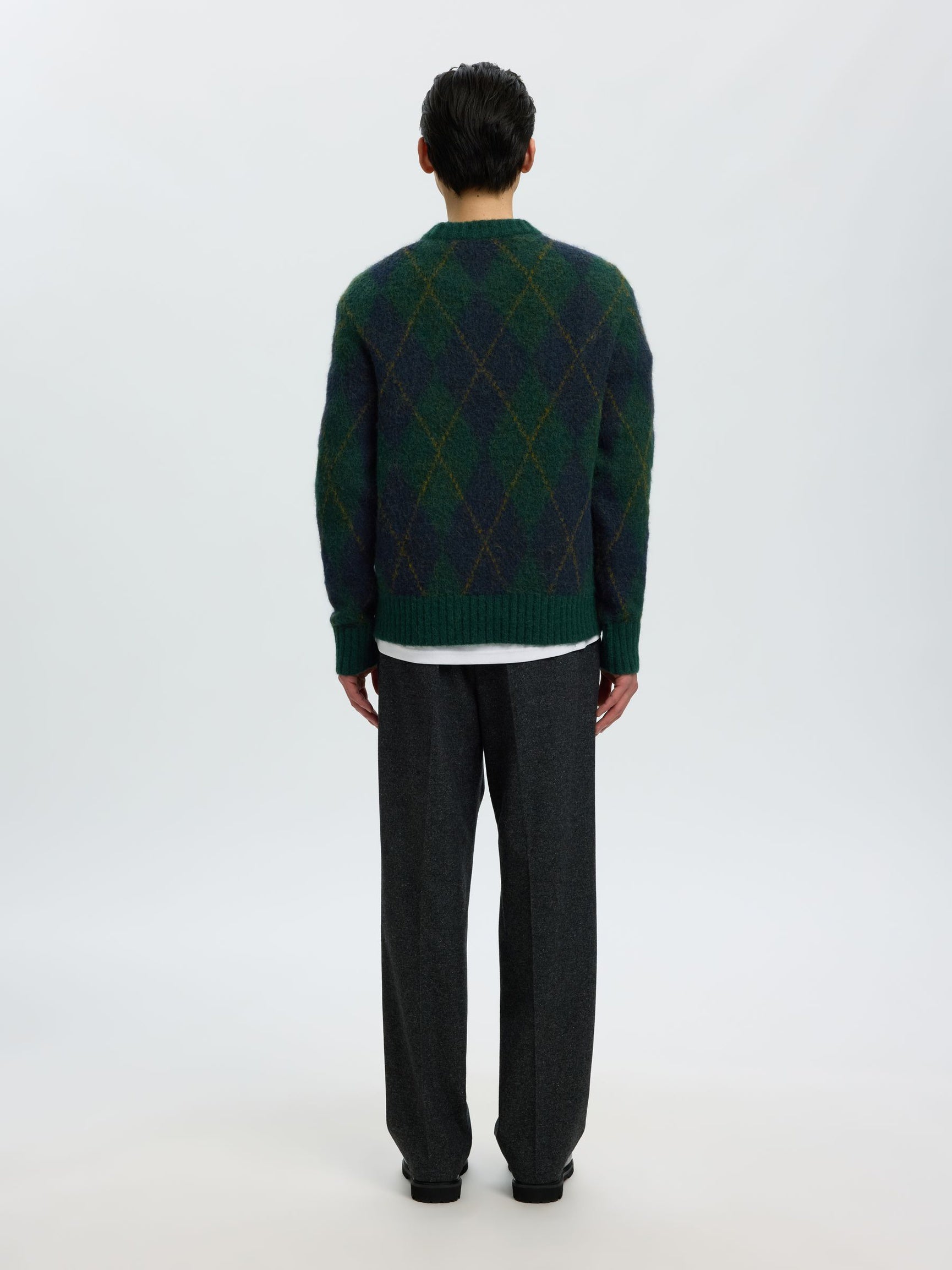 ARGYLE KNIT - PINE GROVE - SELECTED HOMME
