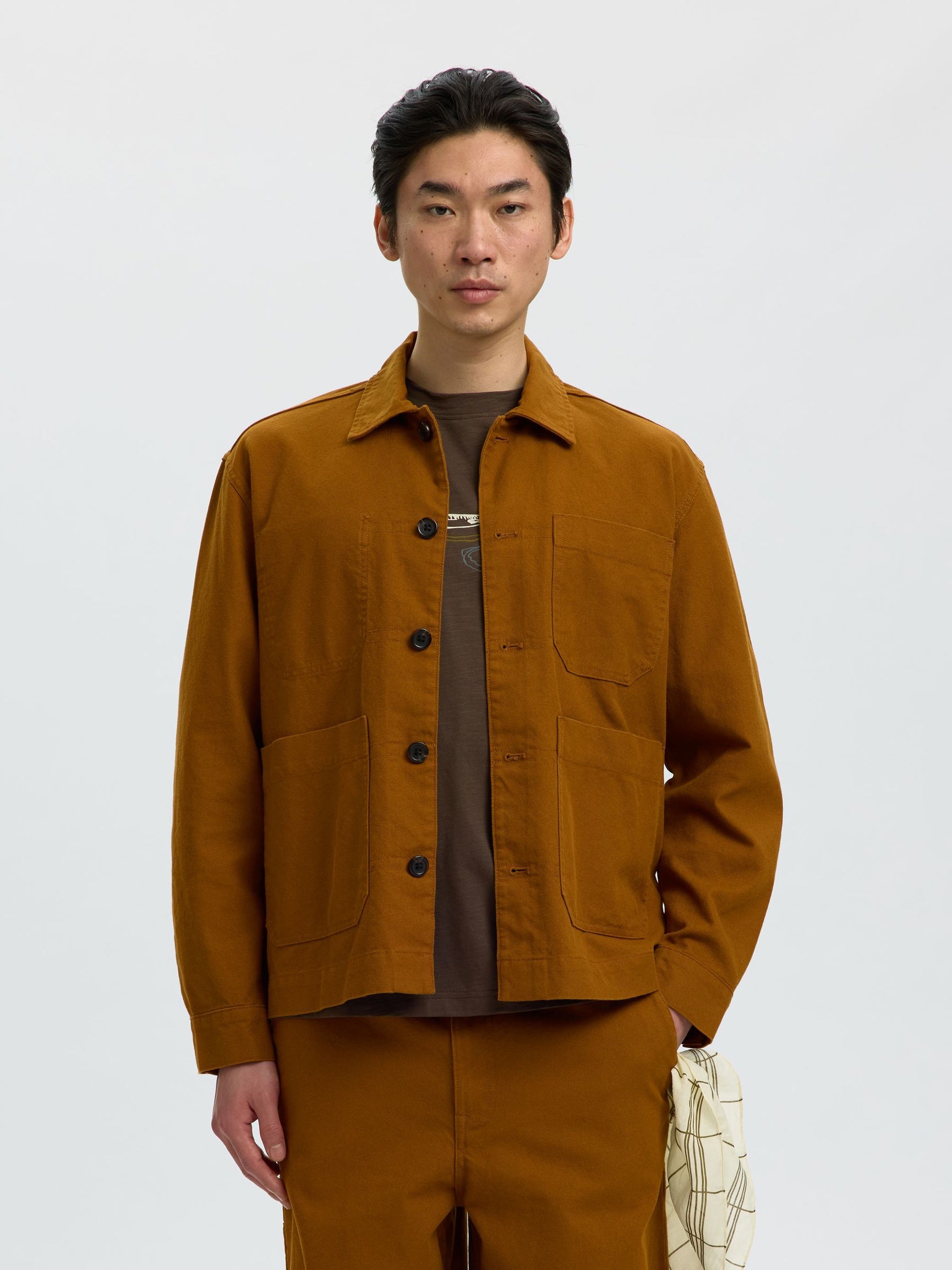 WORKWEAR JACKET - MONKS ROBE - SELECTED HOMME