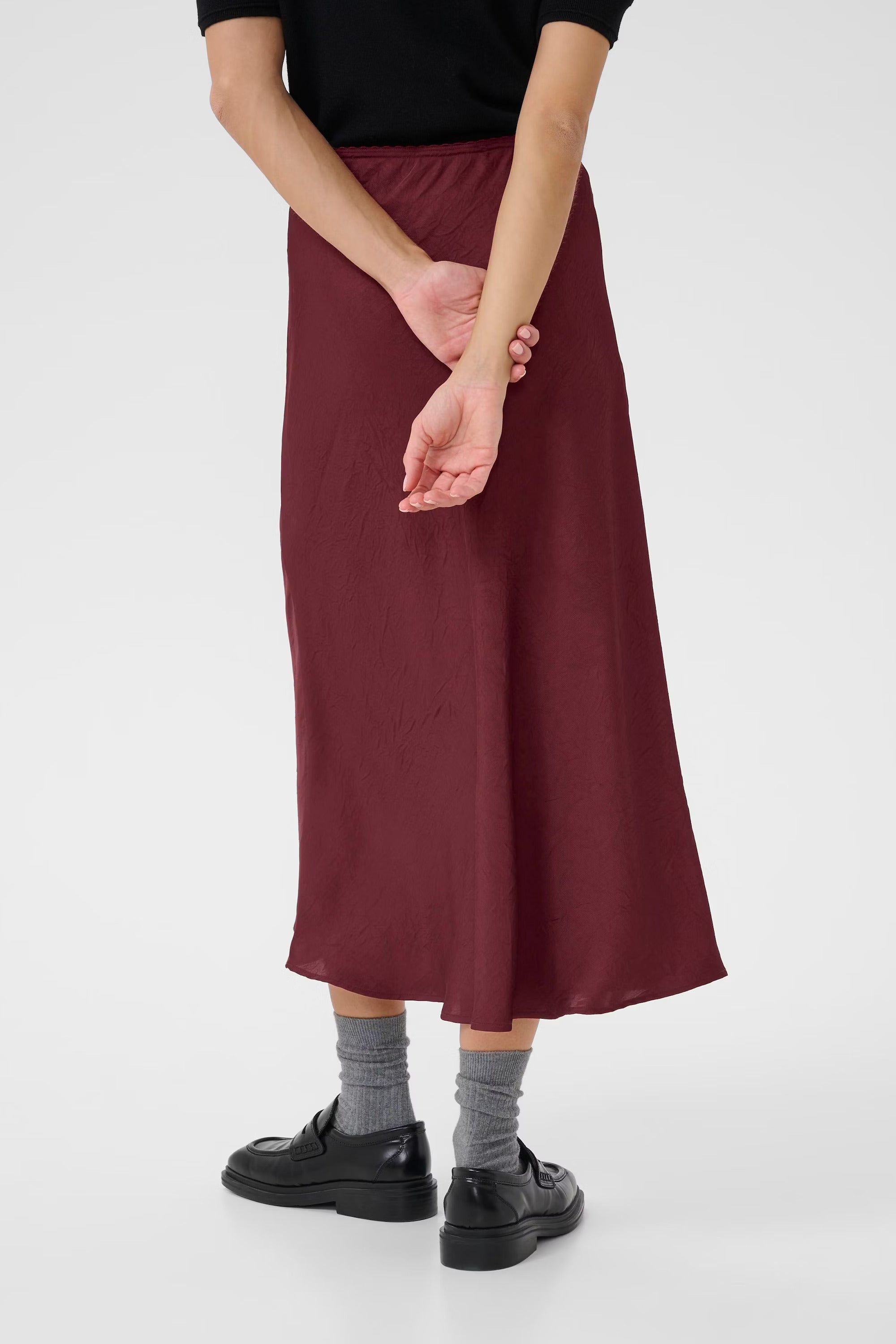 PART TWO LAURINA SKIRT - TAWNY PORT