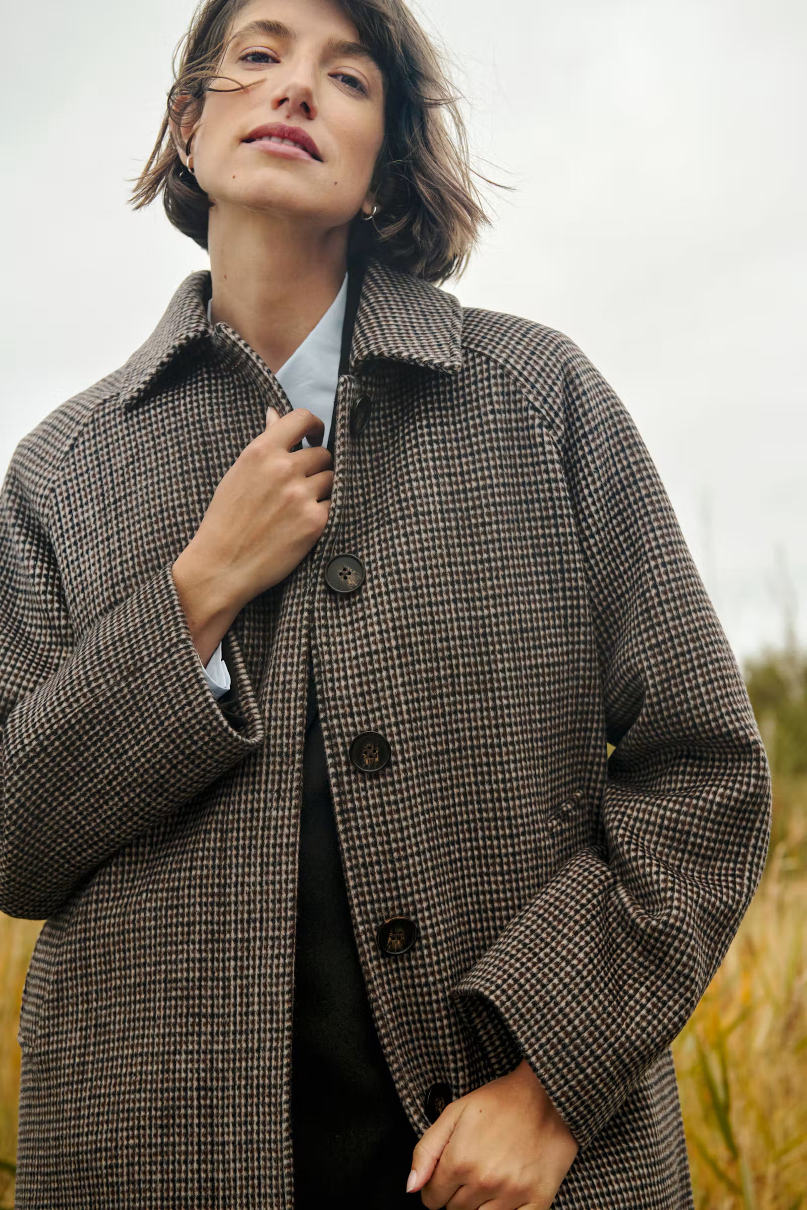 CATHERIN COAT - SMALL CHECK - PART TWO