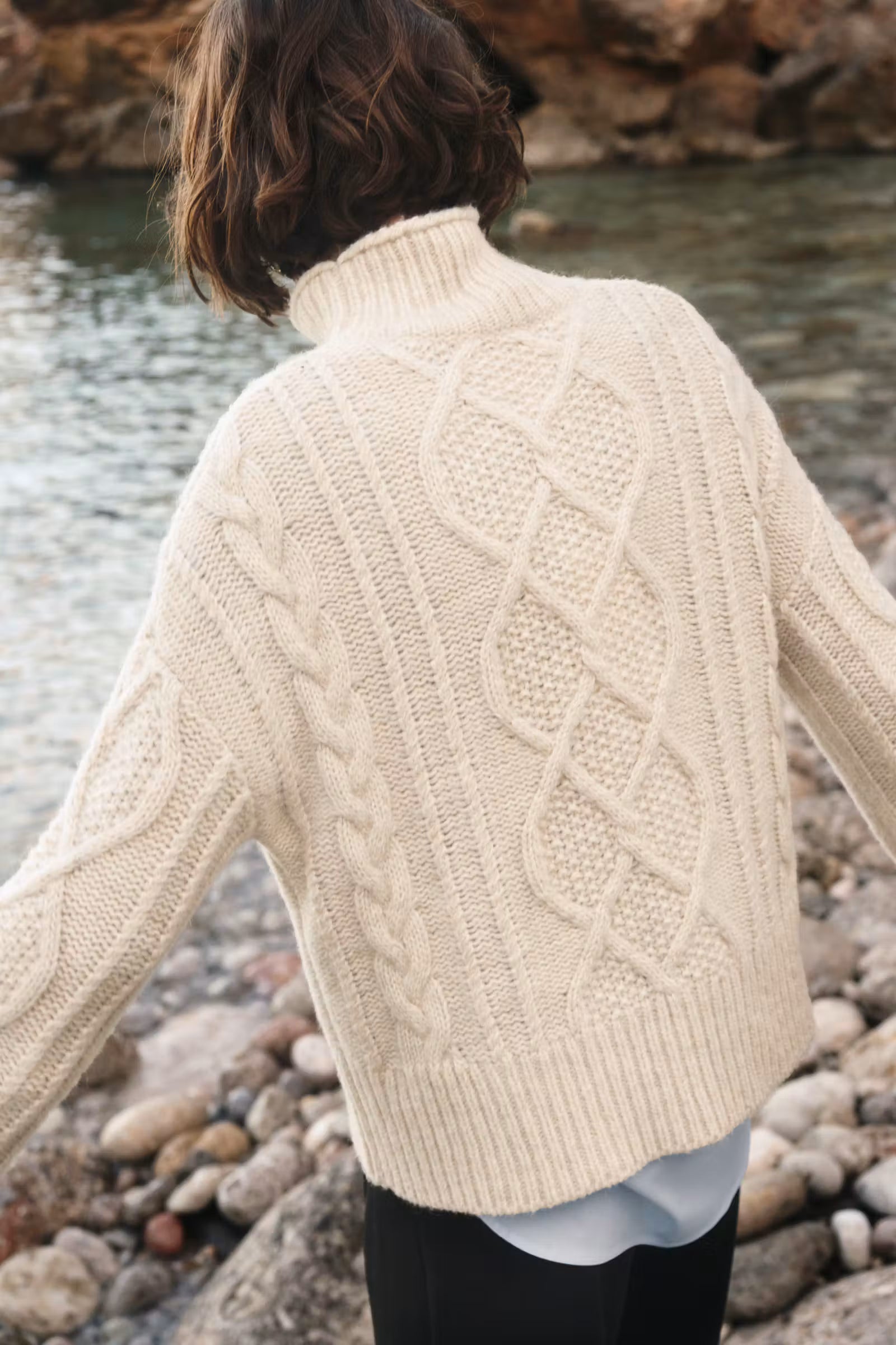 CHANNA PULLOVER - WHITECAP MELANGE - PART TWO