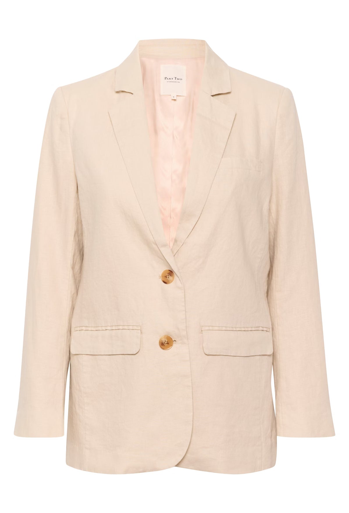 Part Two Blazer met klepzakken, model 'Nyan' in zand online kopen | P&C