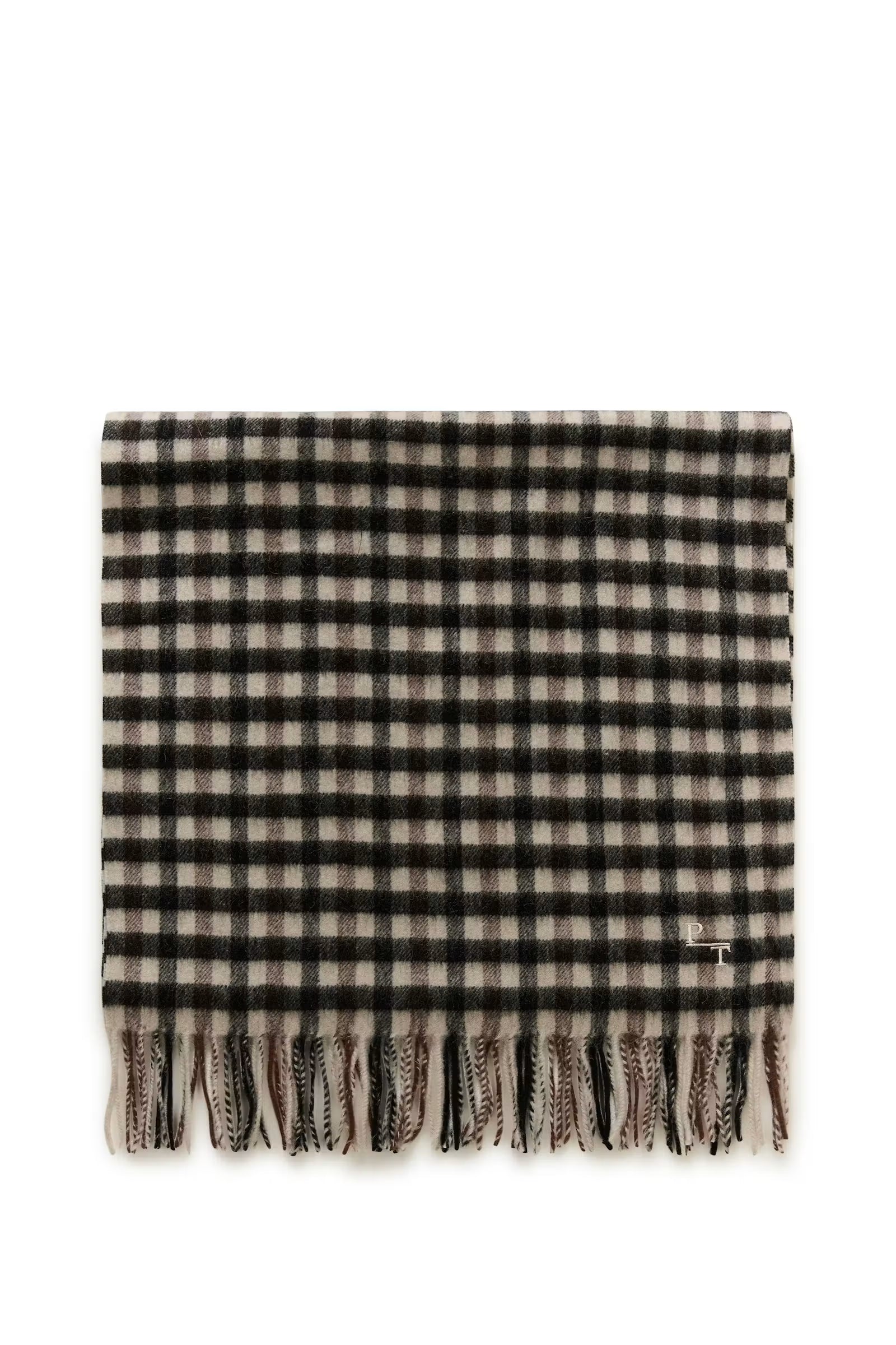 KITHA SCARF - BROWN CHECK - PART TWO