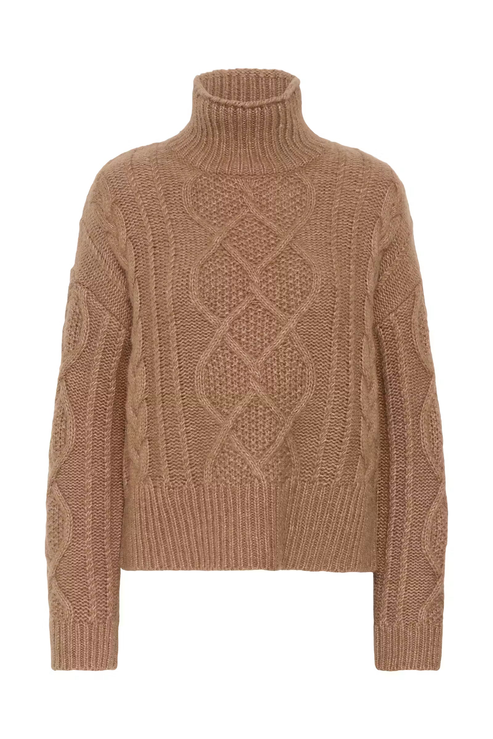 CHANNA PULLOVER - MEDIUM BROWN - PART TWO