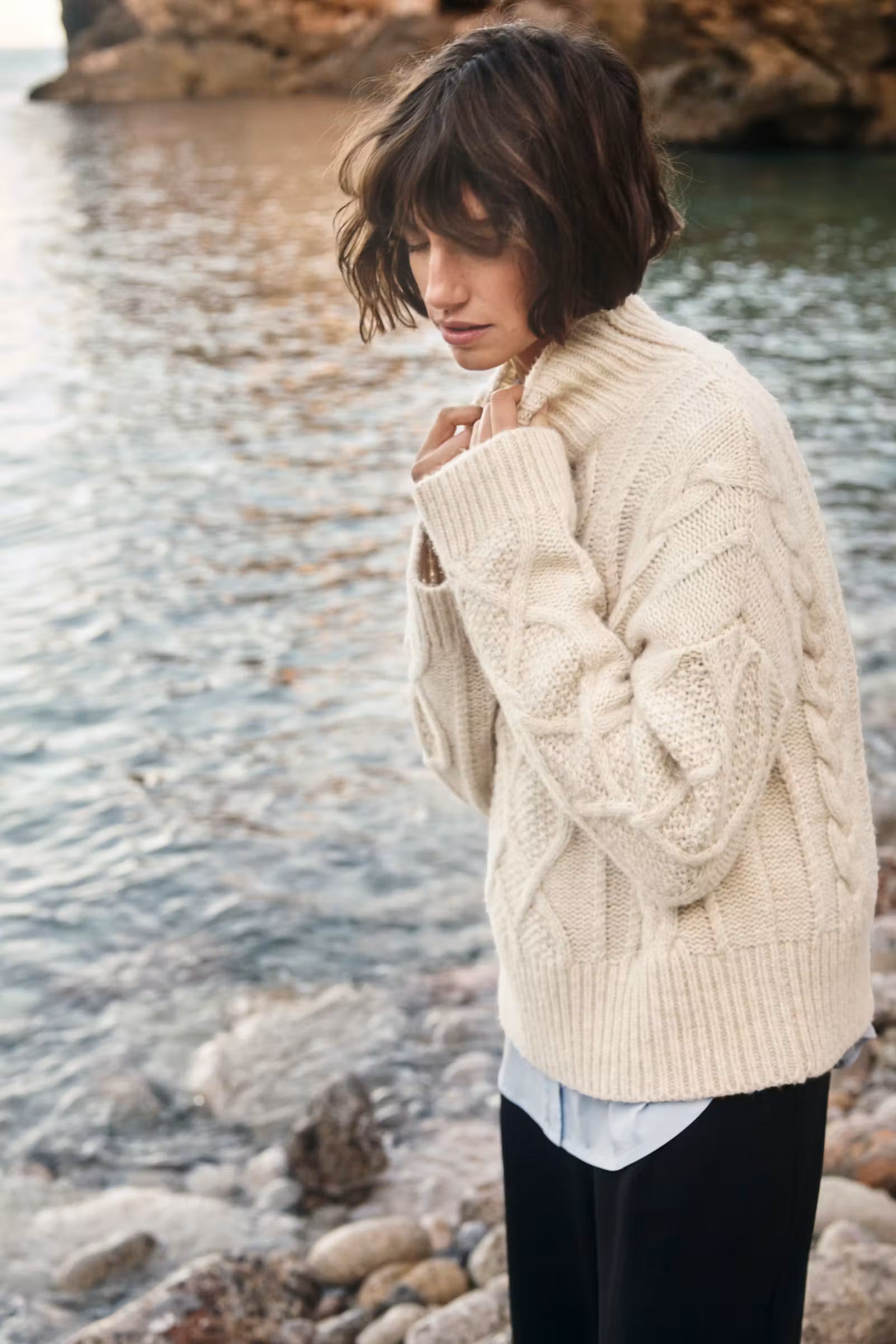 CHANNA PULLOVER - WHITECAP MELANGE - PART TWO
