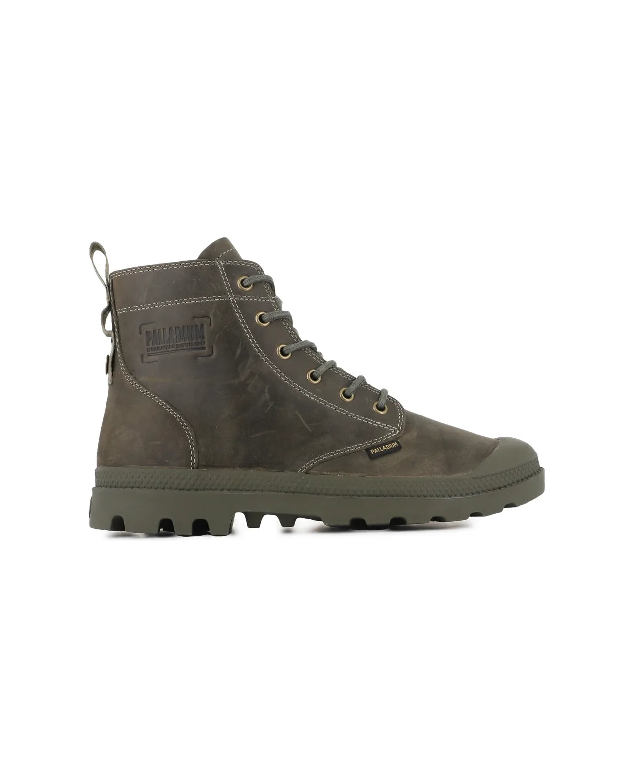 PAMPA ZIP - DUSKY GREEN - PALLADIUM