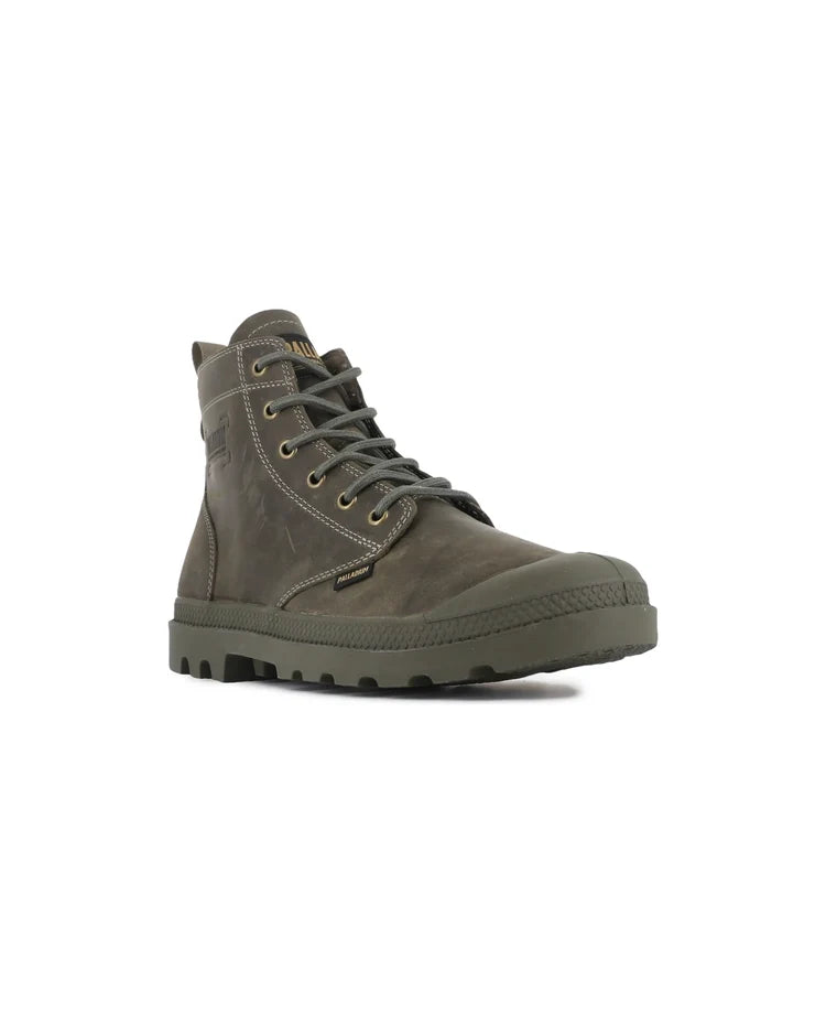 PAMPA ZIP - DUSKY GREEN - PALLADIUM
