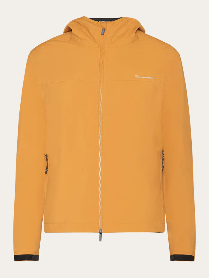 KNOWLEDGE COTTON APPAREL SHELL JACKET - GOLDEN YELLOW