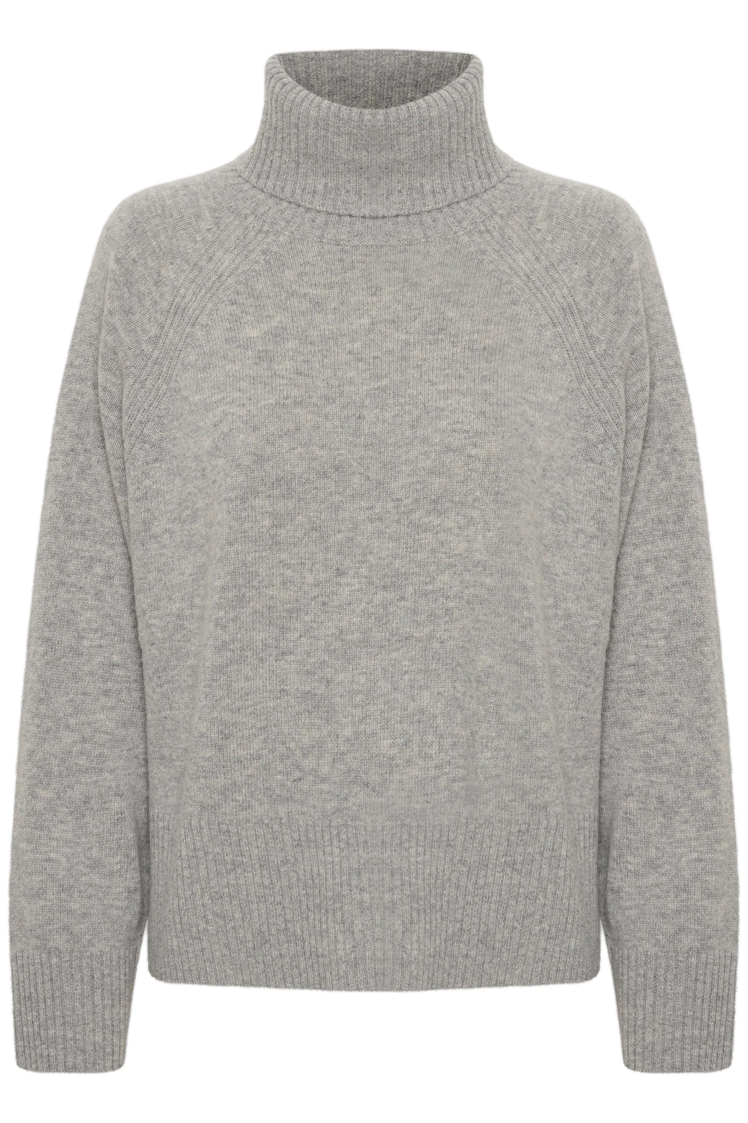 PART TWO LEIGHTON KNIT - GREY MELANGE