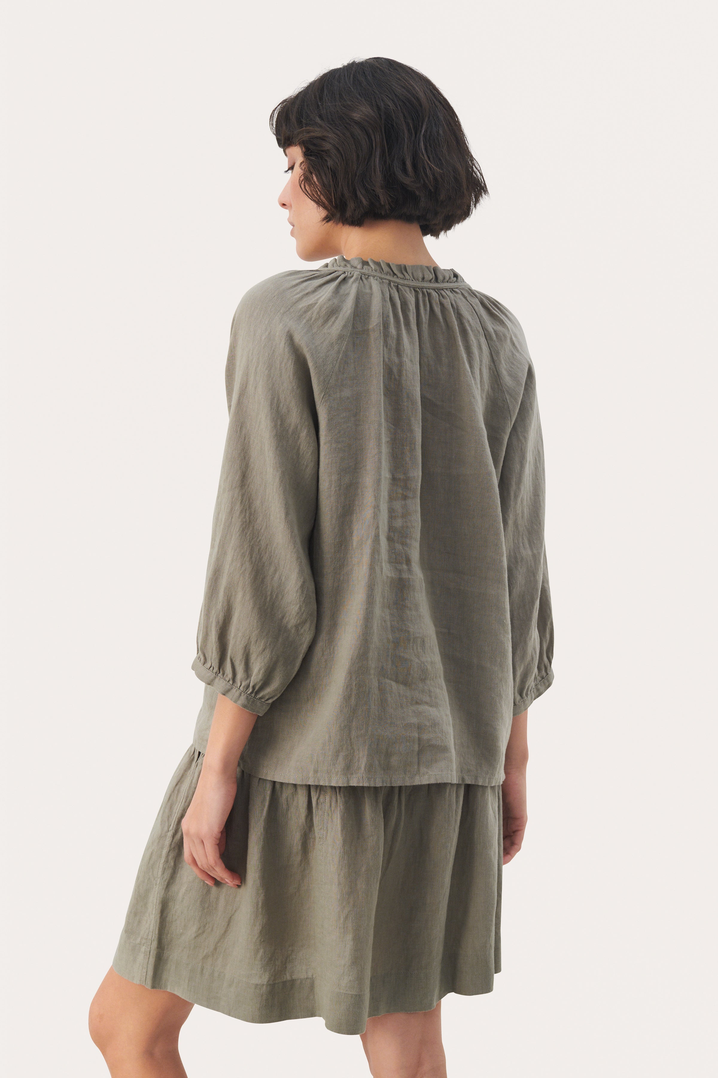 PART TWO ELODY BLOUSE - VETIVER